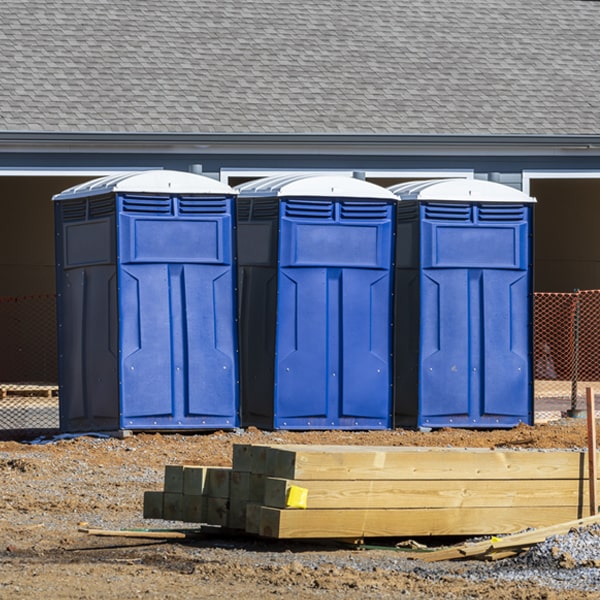 are there any restrictions on what items can be disposed of in the portable restrooms in Mexico New York